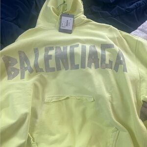 Balenciaga Neon Yellow Hoodie